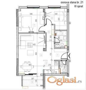 ~ Komforan trosoban stan sa PDV-om ~